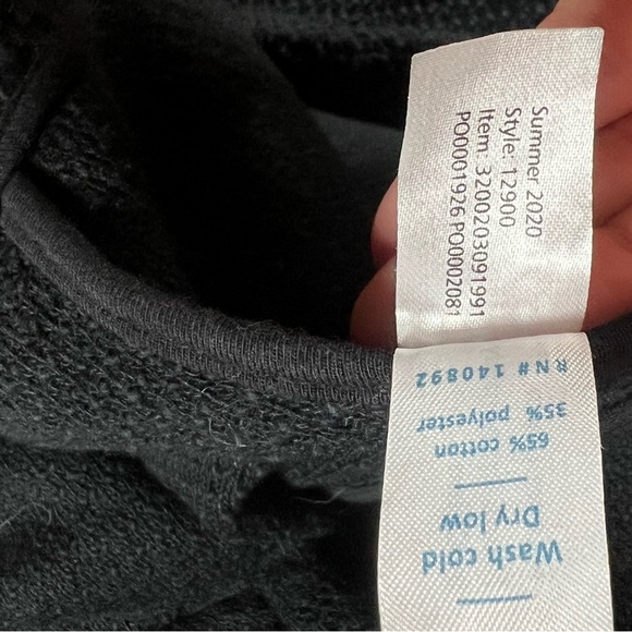 Marine Layer Birdseye Coat Women’s Size L Black - Picture 9 of 9